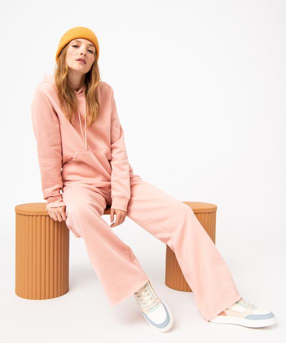 Sweat à capuche intérieur molletonné femme vue5 - GEMO(FEMME PAP) - GEMO