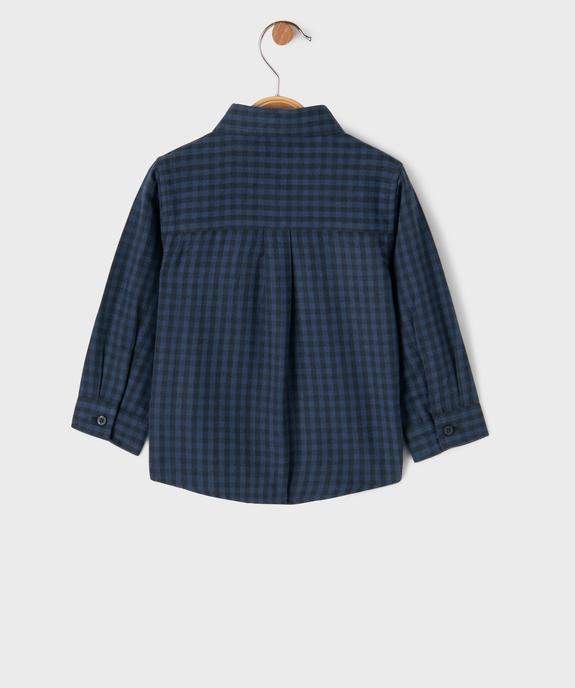 Chemise à carreaux bébé garçon - LuluCastagnette vue3 - LULUCASTAGNETTE - GEMO