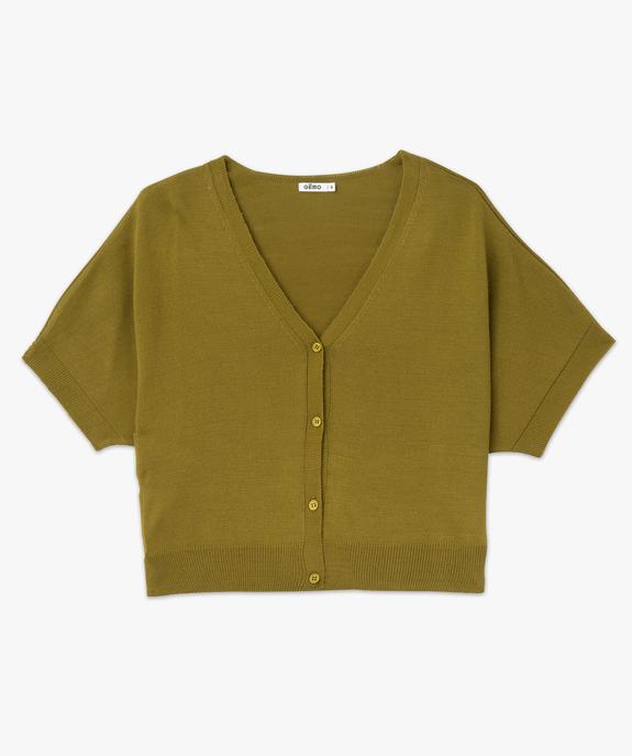 Gilet à manches courtes coupe large femme vue4 - GEMO(FEMME PAP) - GEMO