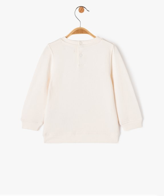 Sweat en maille bouclette imprimée bébé garçon vue3 - GEMO(BEBE DEBT) - GEMO