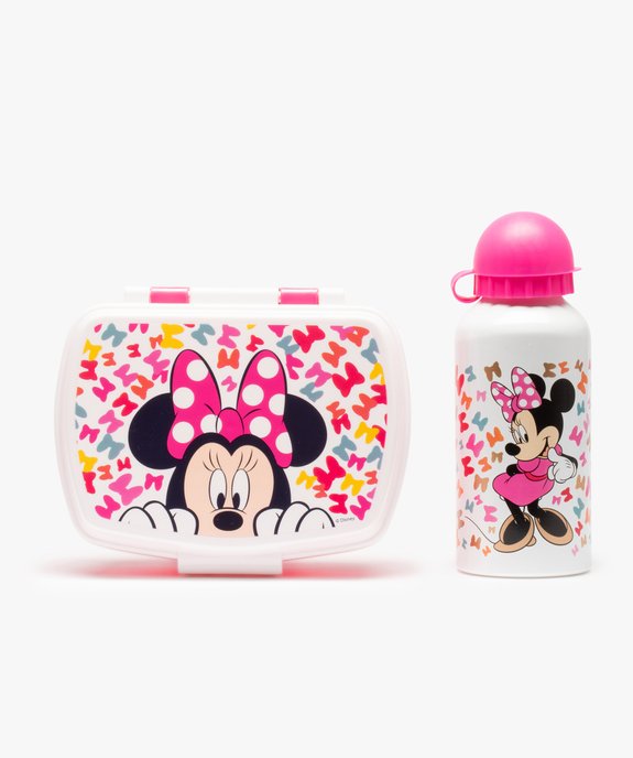 Ensemble boîte à goûter + gourde assortie – Minnie vue1 - MINNIE - GEMO