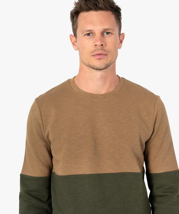 Sweat homme bicolore vue2 - GEMO (HOMME) - GEMO