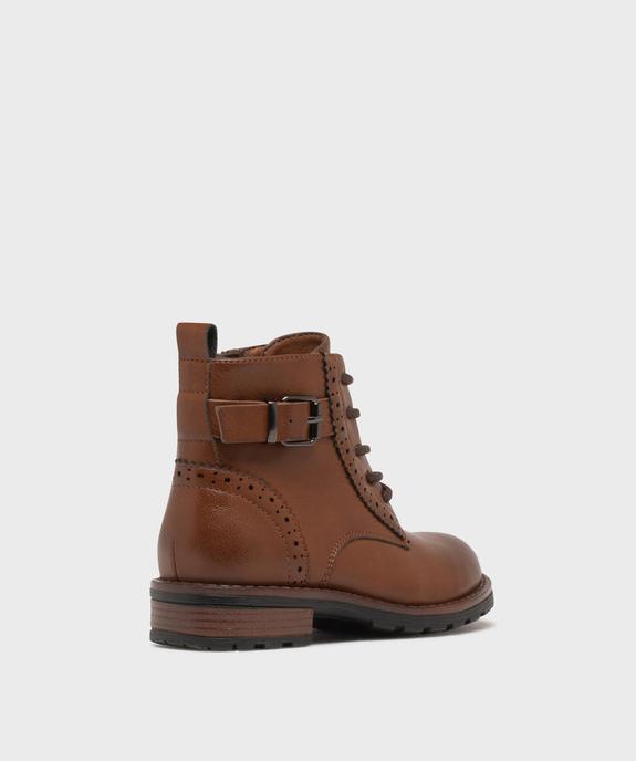 Bottines à lacets et zip fille vue4 - LOVELY WINGS GEMO FOR GOOD - GEMO