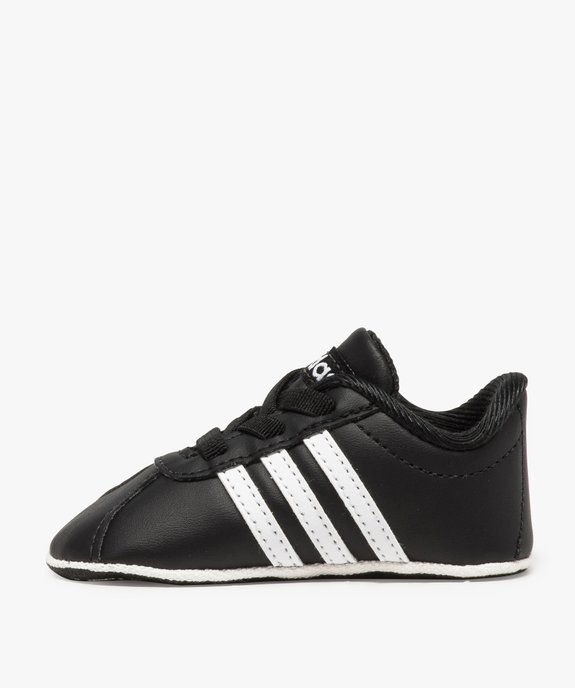 Chaussures de naissance tennis bébé – VL Court Adidas vue4 - ADIDAS - GEMO
