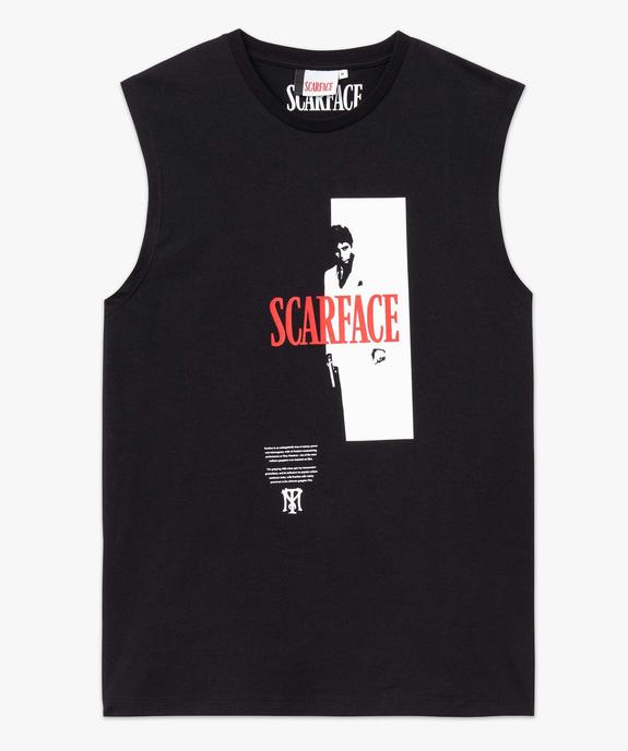 Débardeur homme imprimé Scarface vue4 - SCARFACE - GEMO