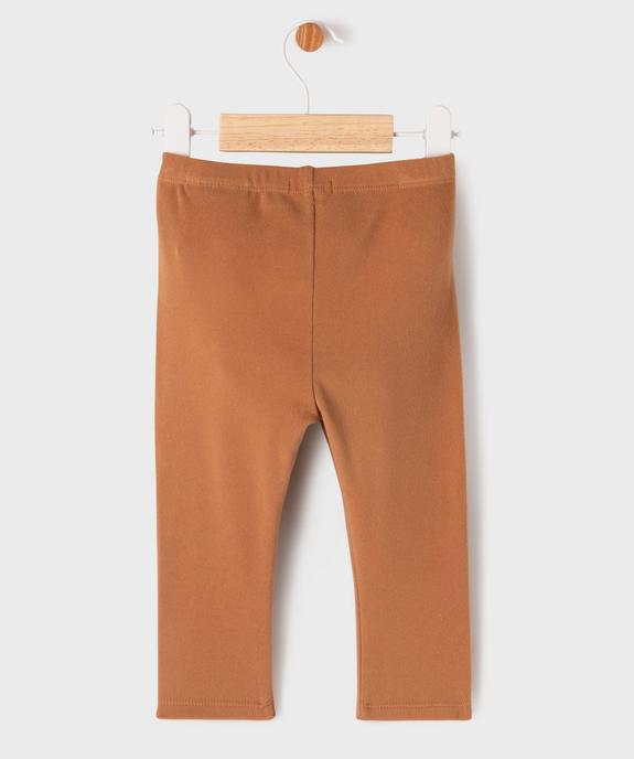 Legging en maille polaire bébé fille - LuluCastagnette vue3 - LULUCASTAGNETTE - GEMO