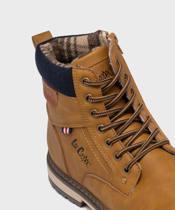 Boots à col matelassée et doublure chaude homme - Lee Cooper vue6 - LEE COOPER - GEMO