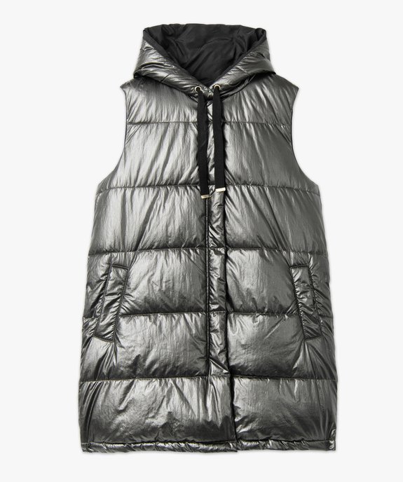 Blouson matelassé à capuche femme grande taille vue4 - GEMO (G TAILLE) - GEMO