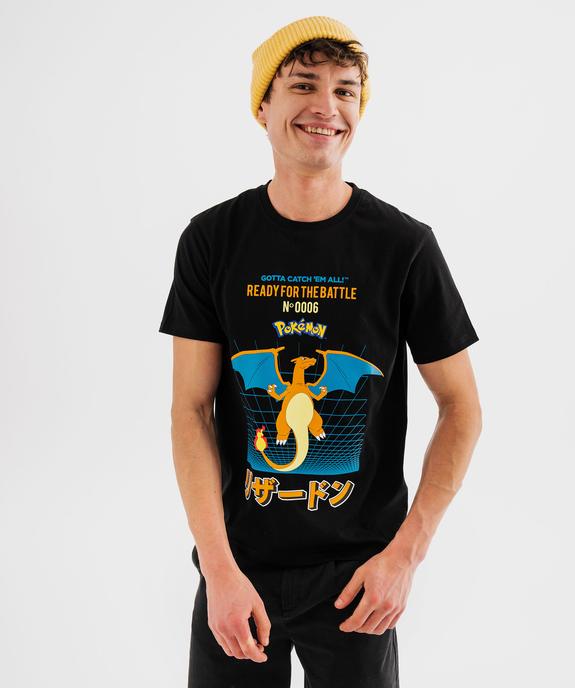Tee-shirt manches courtes imprimé Dracaufeu homme - Pokémon vue1 - POKEMON - GEMO