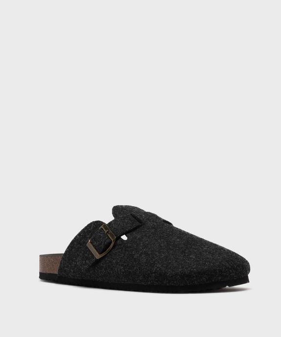 Chaussons mules en feutrine à semelle ergonomique homme - Roadsign vue2 - ROADSIGN G4G - GEMO