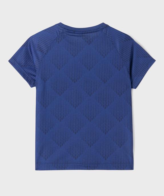 Tee-shirt de sport à manches courtes imprimé garçon vue4 - GEMO (ENFANT) - GEMO