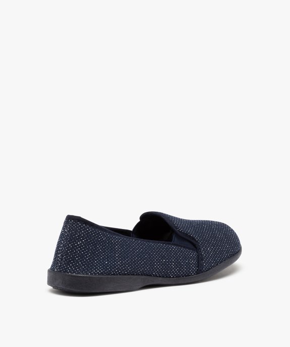 Pantoufles femme à petits pois brillants vue4 - GEMO(HOMWR FEM) - GEMO