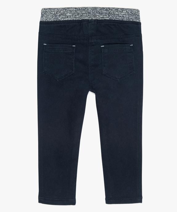 Jegging bébé fille à taille réglable et ceinture pailletée vue2 - GEMO(BEBE DEBT) - GEMO