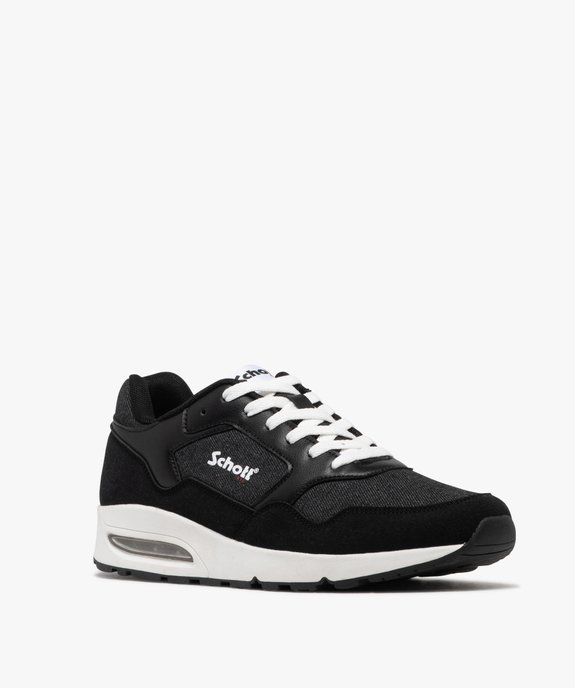 Baskets basses au look rétro tendance homme - Schott vue3 - SCHOTT - GEMO