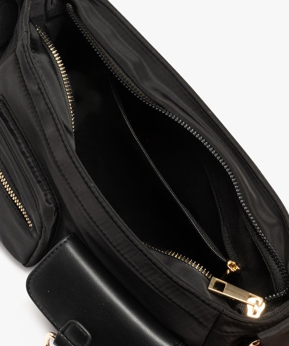 Sac bandoulière en toile multipoches femme vue4 - GEMO (ACCESS) - GEMO