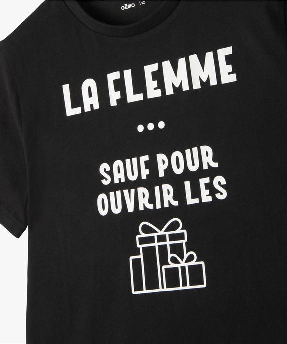 Tee-shirt garçon à manches courtes spécial Noël vue2 - GEMO (JUNIOR) - GEMO