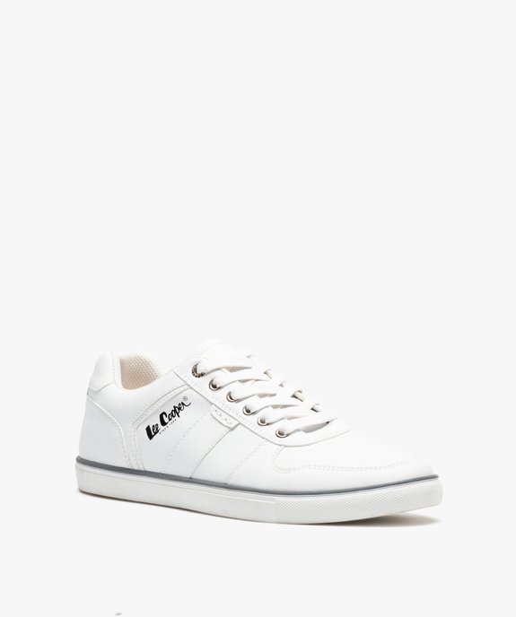 Baskets homme unies style rétro - Lee Cooper vue2 - LEE COOPER - GEMO