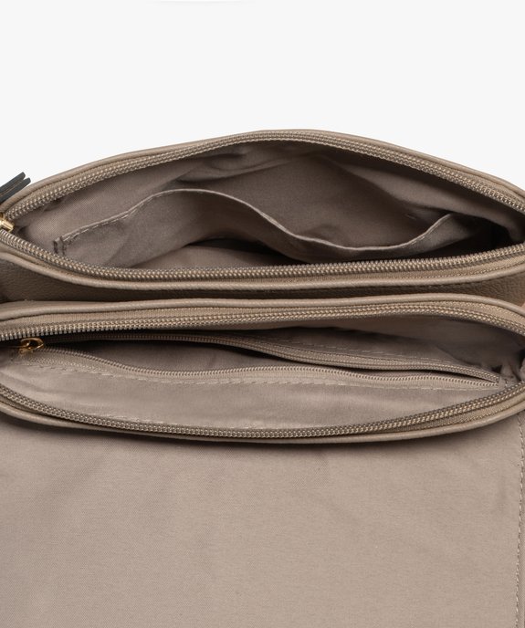 Sac à rabat avec bandoulière et noeud fantaisie femme vue3 - GEMO (ACCESS) - GEMO