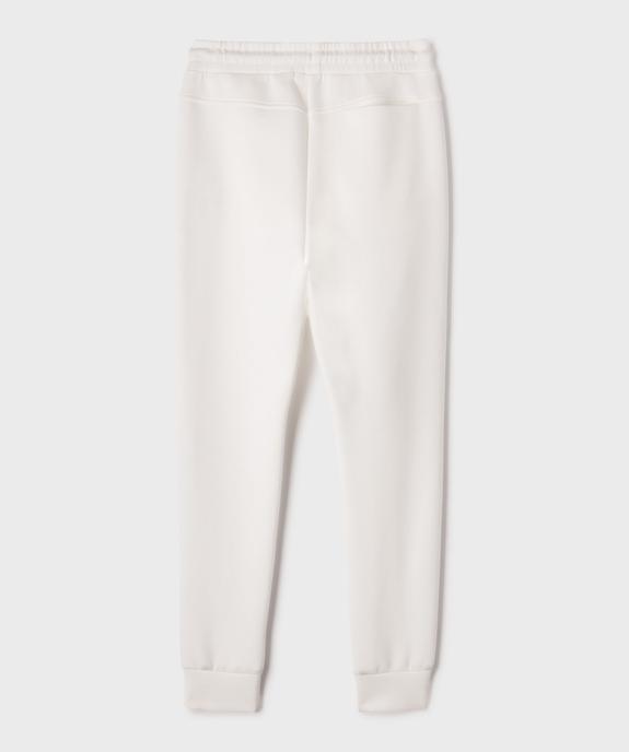 Pantalon de jogging avec liserés contrastants garçon vue4 - GEMO (JUNIOR) - GEMO