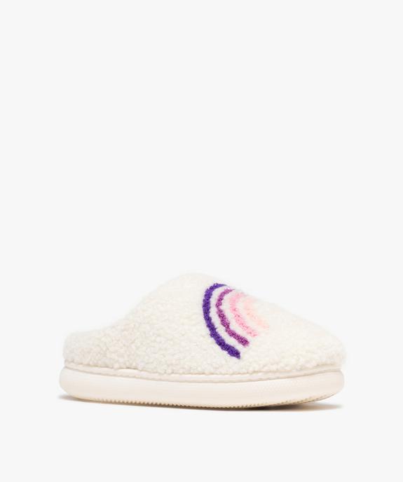 Chaussons mules chaudes et douillettes femme vue2 - GEMO 4G FEMME - GEMO