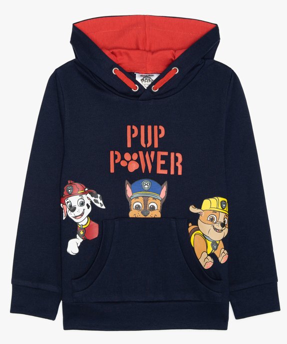 Sweat garçon à capuche imprimé - La Pat'Patrouille vue1 - PAT PATROUILLE - GEMO