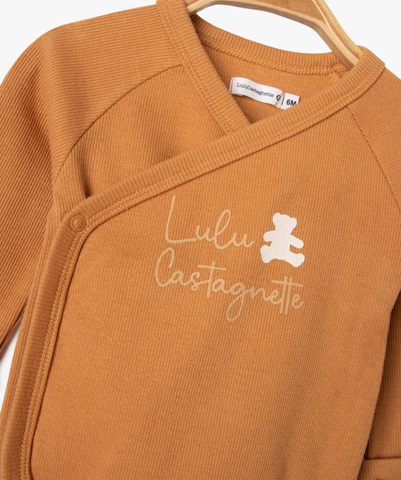 Ensemble naissance évolutif 3 pièces bébé garçon - LuluCastagnette vue3 - LULUCASTAGNETTE - GEMO