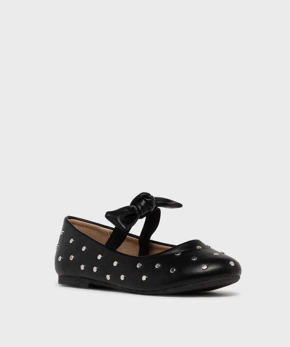 Ballerines à clous avec noeud fille - Chipie vue2 - CHIPIE - GEMO