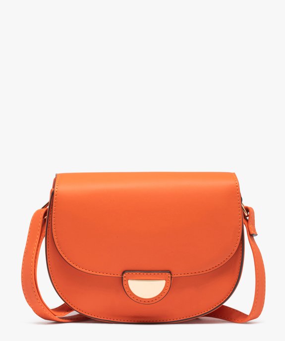 Sac femme forme demi-lune avec large rabat vue1 - GEMO (ACCESS) - GEMO