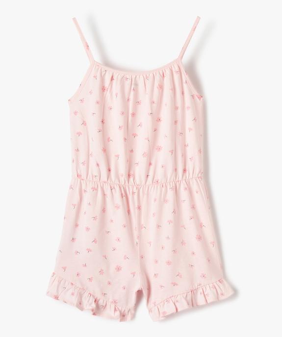 Combishort fille à fines bretelles et motif iridescent vue3 - GEMO (ENFANT) - GEMO