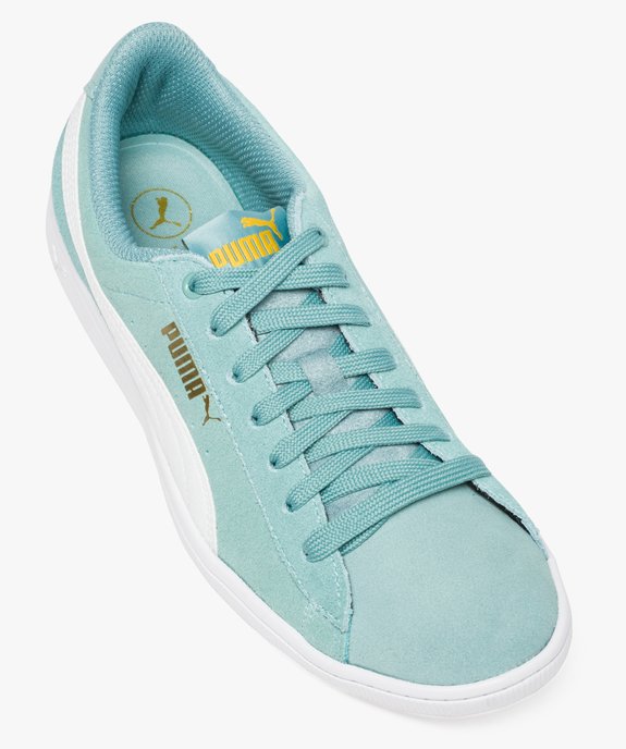 Baskets basses femme dessus en cuir suedé - Puma Vikky vue5 - PUMA - GEMO