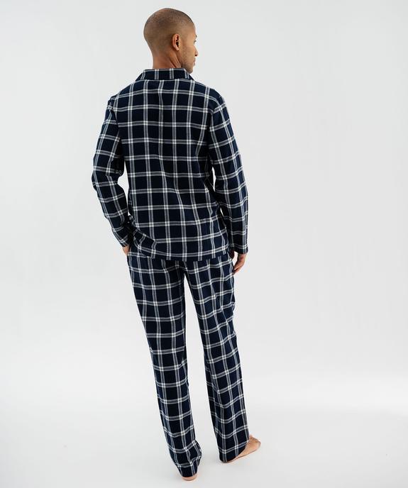 Pyjama à carreaux homme - LuluCastagnette vue3 - LULUCASTAGNETTE - GEMO