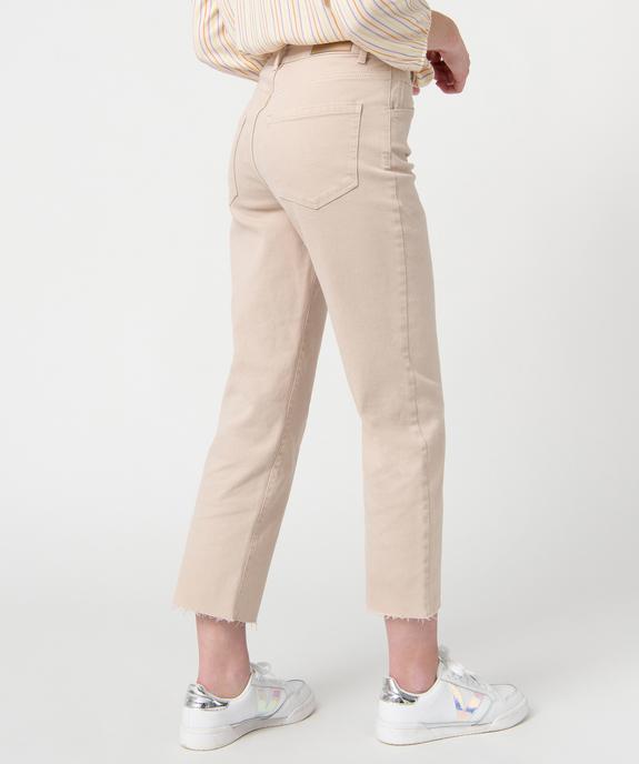 Jean femme droit longueur 7/8ème vue3 - GEMO 4G FEMME - GEMO
