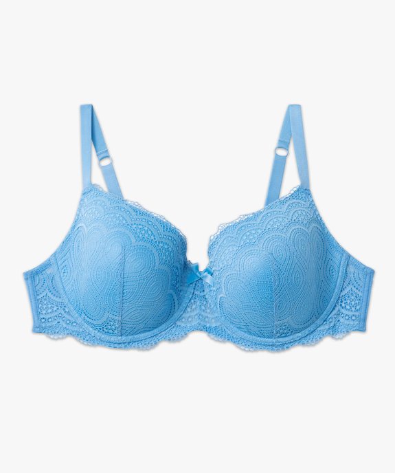 Soutien-gorge grande taille à armatures et coques fines  vue4 - GEMO(HOMWR FEM) - GEMO