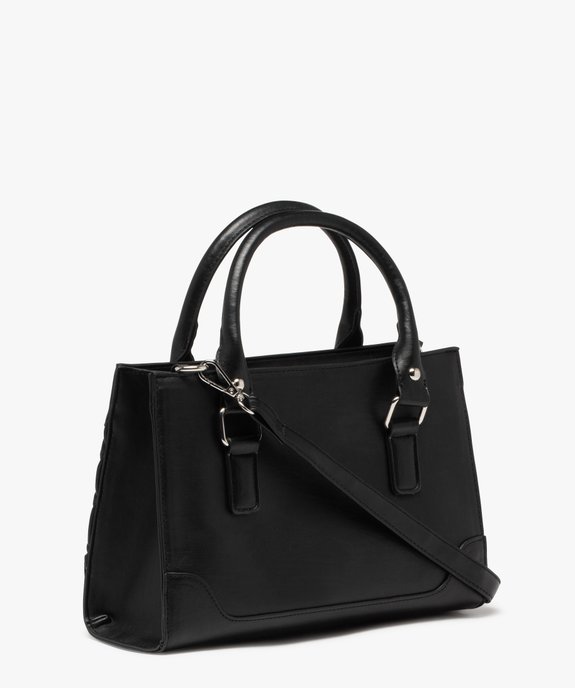 Sac à main texturé à bandoulière amovible femme vue2 - GEMO (ACCESS) - GEMO