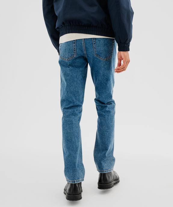 Jean coupe Regular légèrement délavé homme vue3 - GEMO 4G HOMME - GEMO