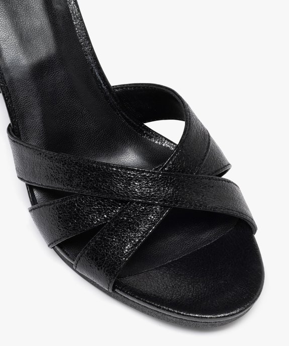 Sandales à talon haut brillantes femme vue6 - FOLLOW ME - GEMO