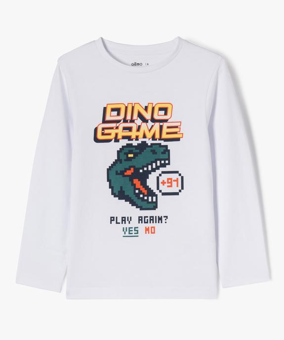 Tee-shirt à manches longues imprimé garçon vue1 - GEMO 4G GARCON - GEMO