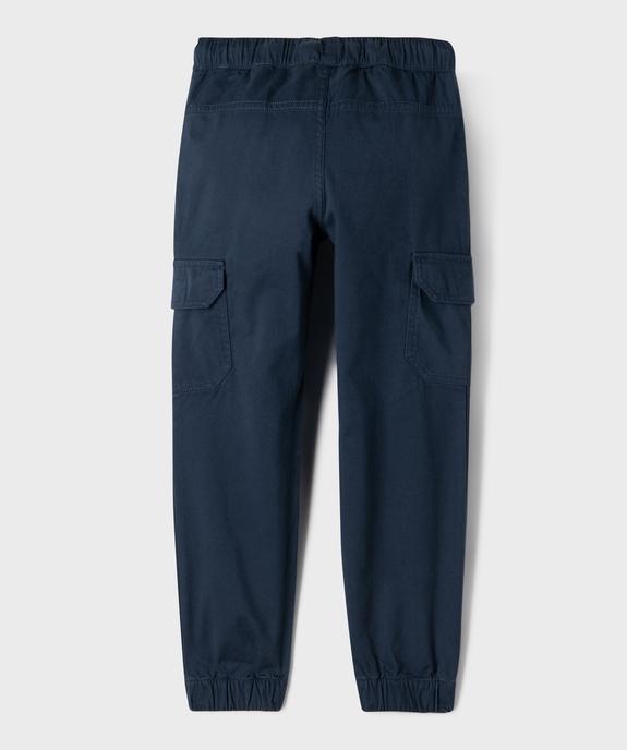 Pantalon cargo coupe regular garçon vue5 - GEMO (ENFANT) - GEMO
