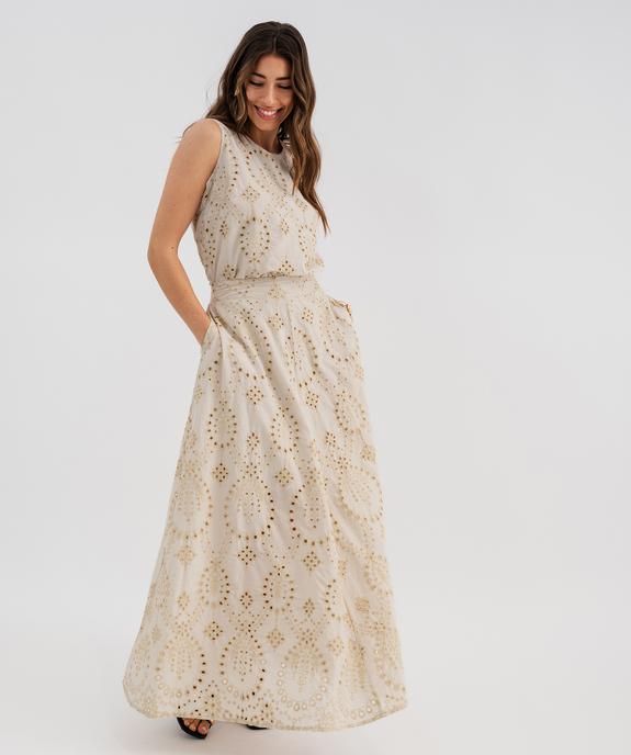 Blouse sans manches en broderie ajourée femme vue4 - GEMO(FEMME PAP) - GEMO