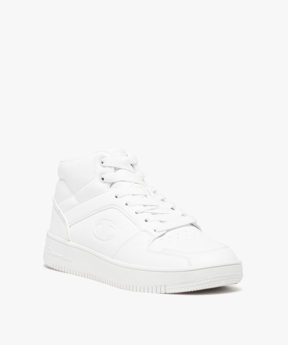 Baskets homme mid-cut unies à col matelassé et à lacets Rebound 2.0 Mid - Champion vue2 - CHAMPION USA - GEMO