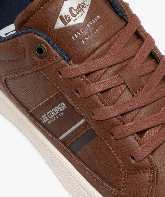 Baskets basses à lacets multimatières homme - Lee Cooper vue6 - LEE COOPER - GEMO