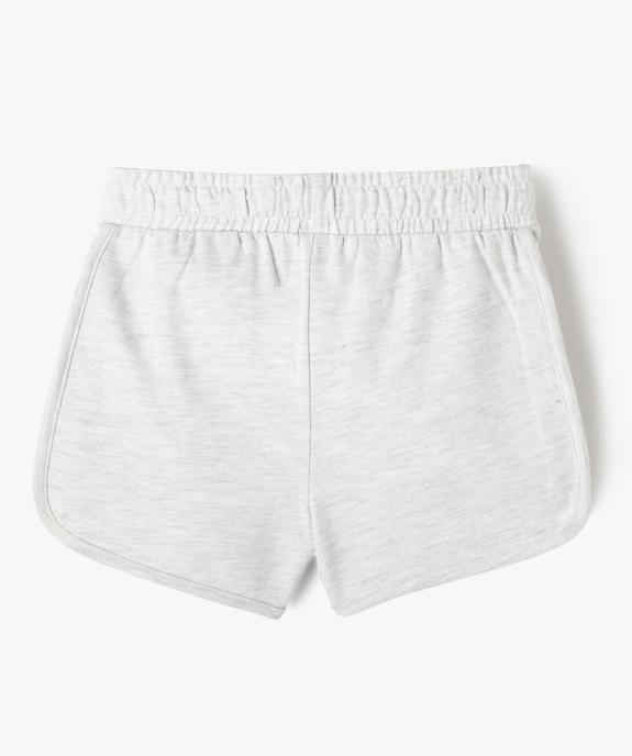Short en maille avec taille élastiquée fille vue3 - GEMO 4G FILLE - GEMO