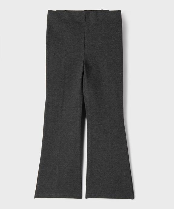 Pantalon en maille coupe flare fille vue4 - GEMO 4G FILLE - GEMO