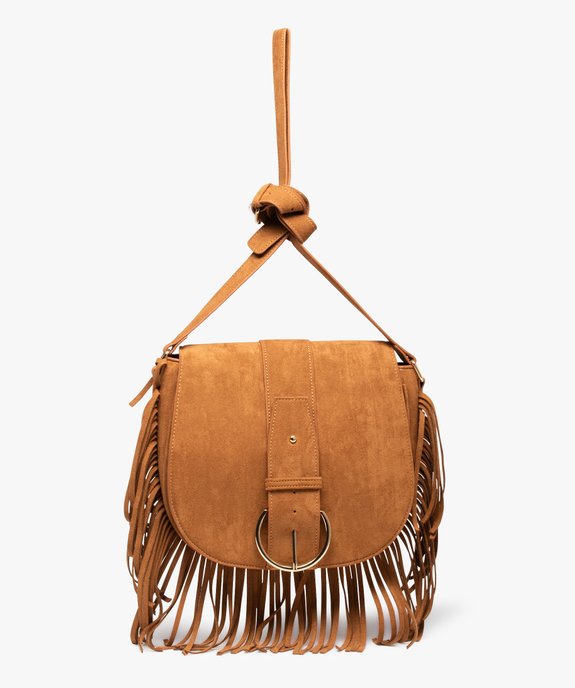 Sac femme à bandoulière avec franges vue1 - GEMO (ACCESS) - GEMO