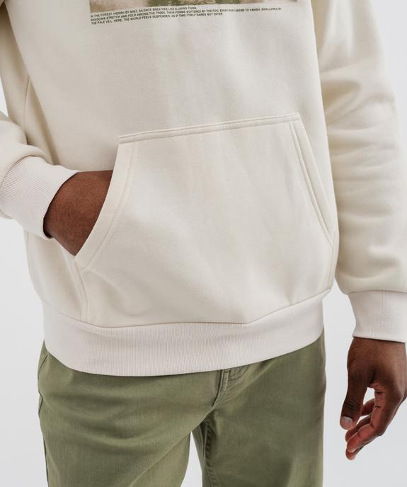Sweat à capuche imprimé homme vue5 - GEMO 4G HOMME - GEMO