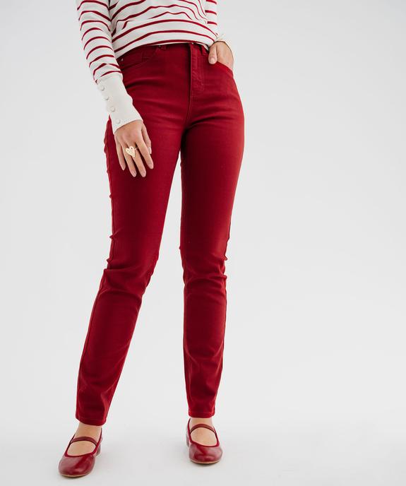 Pantalon coupe Regular taille normale femme vue1 - GEMO 4G FEMME - GEMO