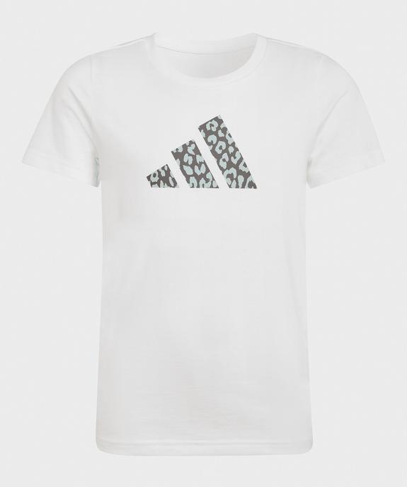 Tee-shirt manches courtes avec large logo fille - Adidas  vue1 - ADIDAS - GEMO