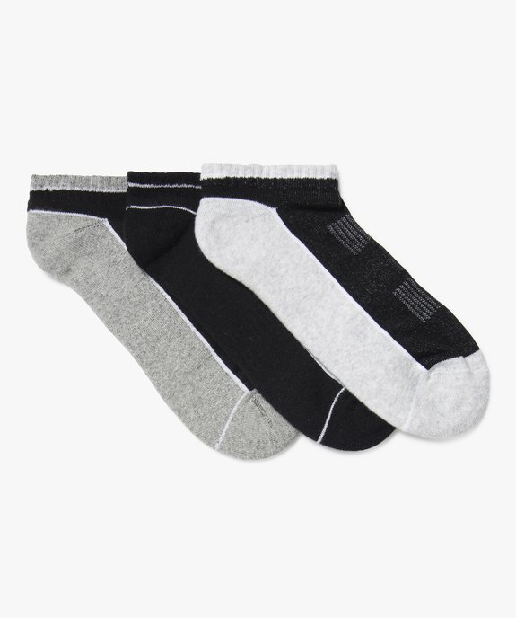Chaussettes femme ultra courtes pour le sport (lot de 3) vue1 - GEMO(HOMWR FEM) - GEMO