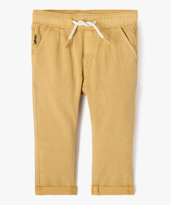 Pantalon en toile légère bébé garçon - LuluCastagnette vue1 - LULUCASTAGNETTE - GEMO