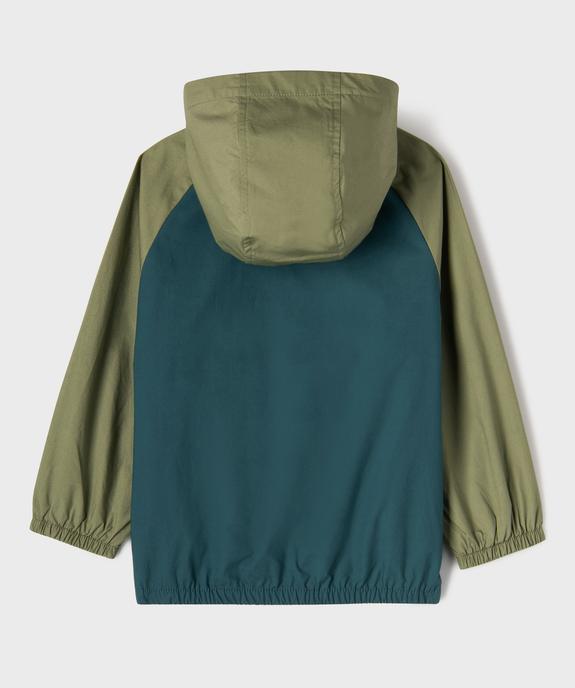 Blouson à capuche imperméable à zip magnétique garçon vue5 - GEMO 4G GARCON - GEMO